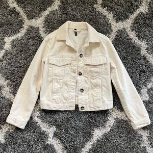 Corduroy Cropped Jacket